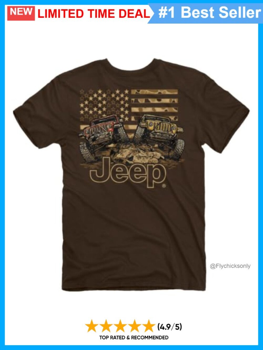 Jeep Pistons Graphic Tee 100% Cotton Crew Neck Short Sleeve Casual T-Shirt